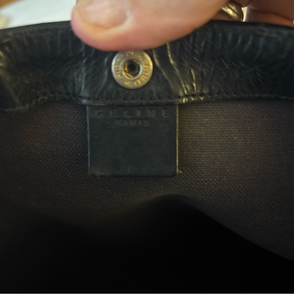 Celine Black and Brown Monogram Bag - Picture 8 of 9